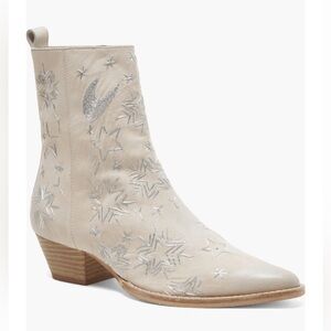 Free People Bowers Embroidered Bootie (Women)